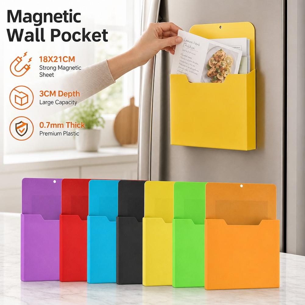 Document Holder Stand - Magnetic File Holder Sturdy Plastic Document