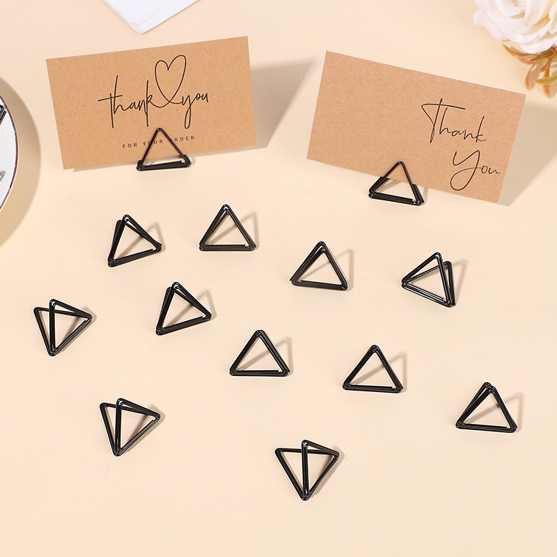 10pcs Metallic Gold Place Card - Document Holder Stand review and price