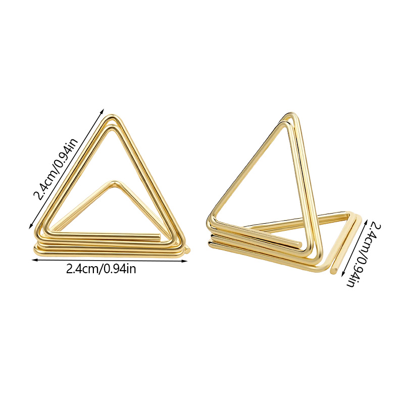 10pcs Metallic Gold Place Card - Document Holder Stand review and price