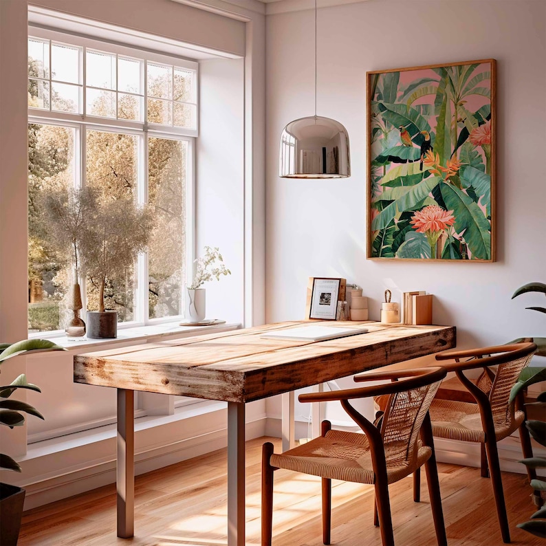 1pc Retro Tropical Canvas Post - Home Office Or review and price