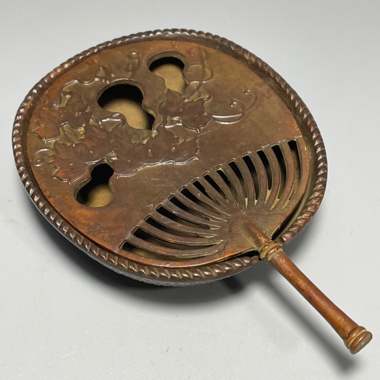 Antique Copper Palm-Leaf Fan I - Home Office Layout review and price