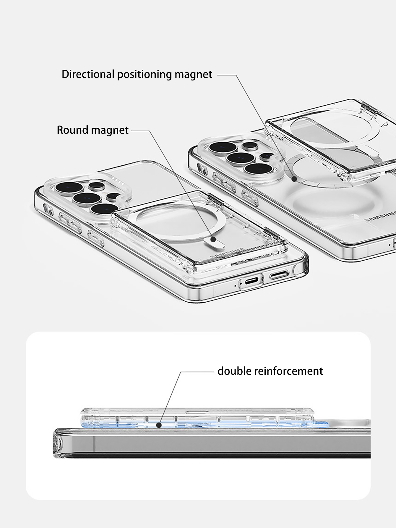 1Pc Magsafe Transparent Wallet - Document Holder Stand review and price