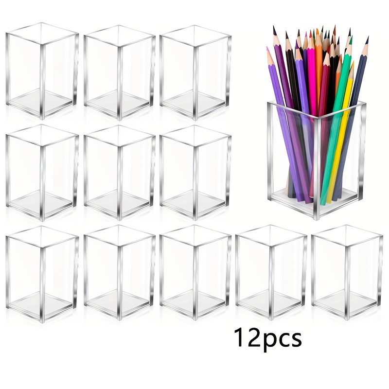 12pcs Clear Acrylic Makeup Bru - Home Office Work Table review and price