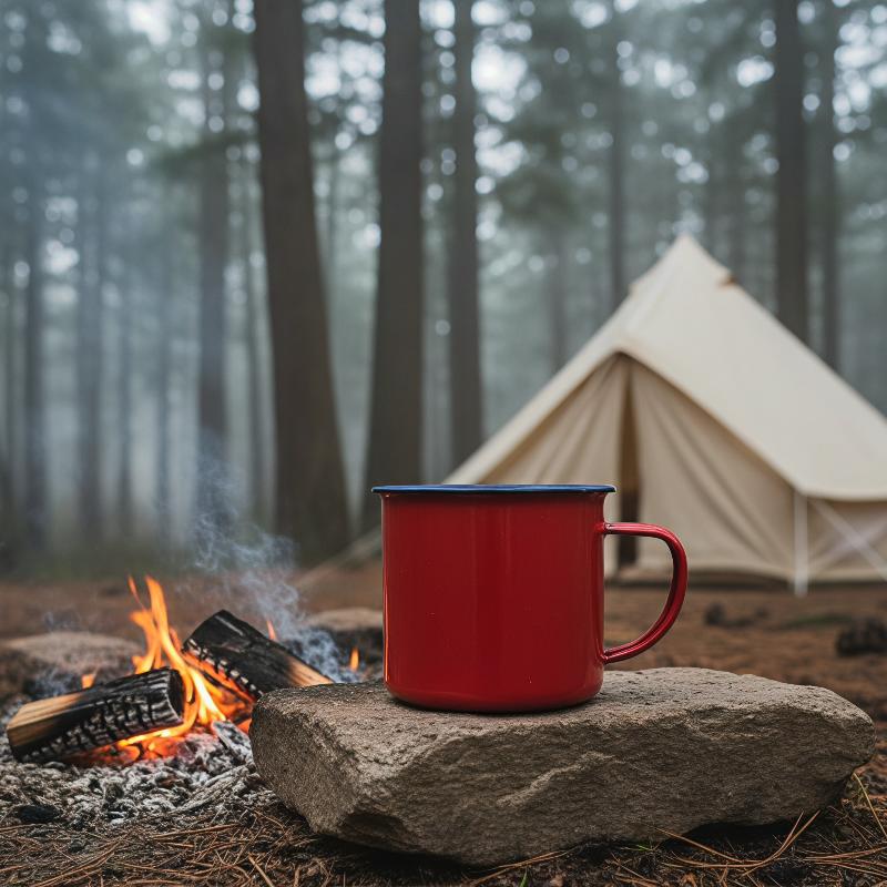 Durable Enamel Drinking Mugs C - Home Office Logo review and price
