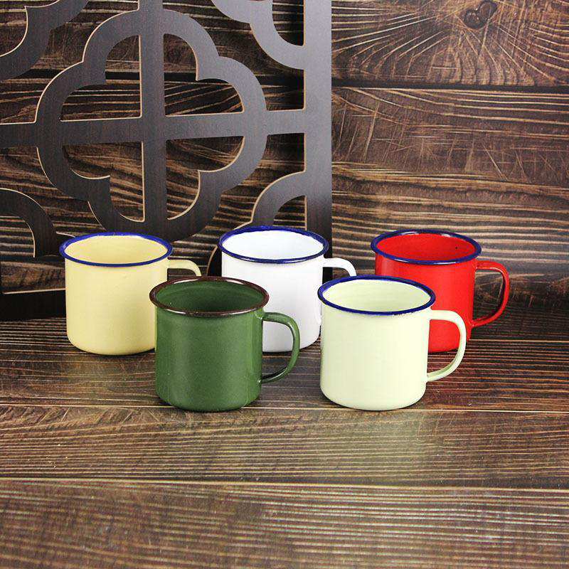 Durable Enamel Drinking Mugs C - Home Office Logo review and price
